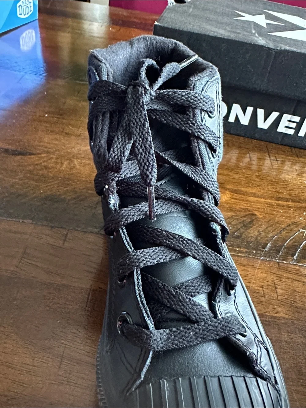 Converse Kids Black High-Top Sneakers